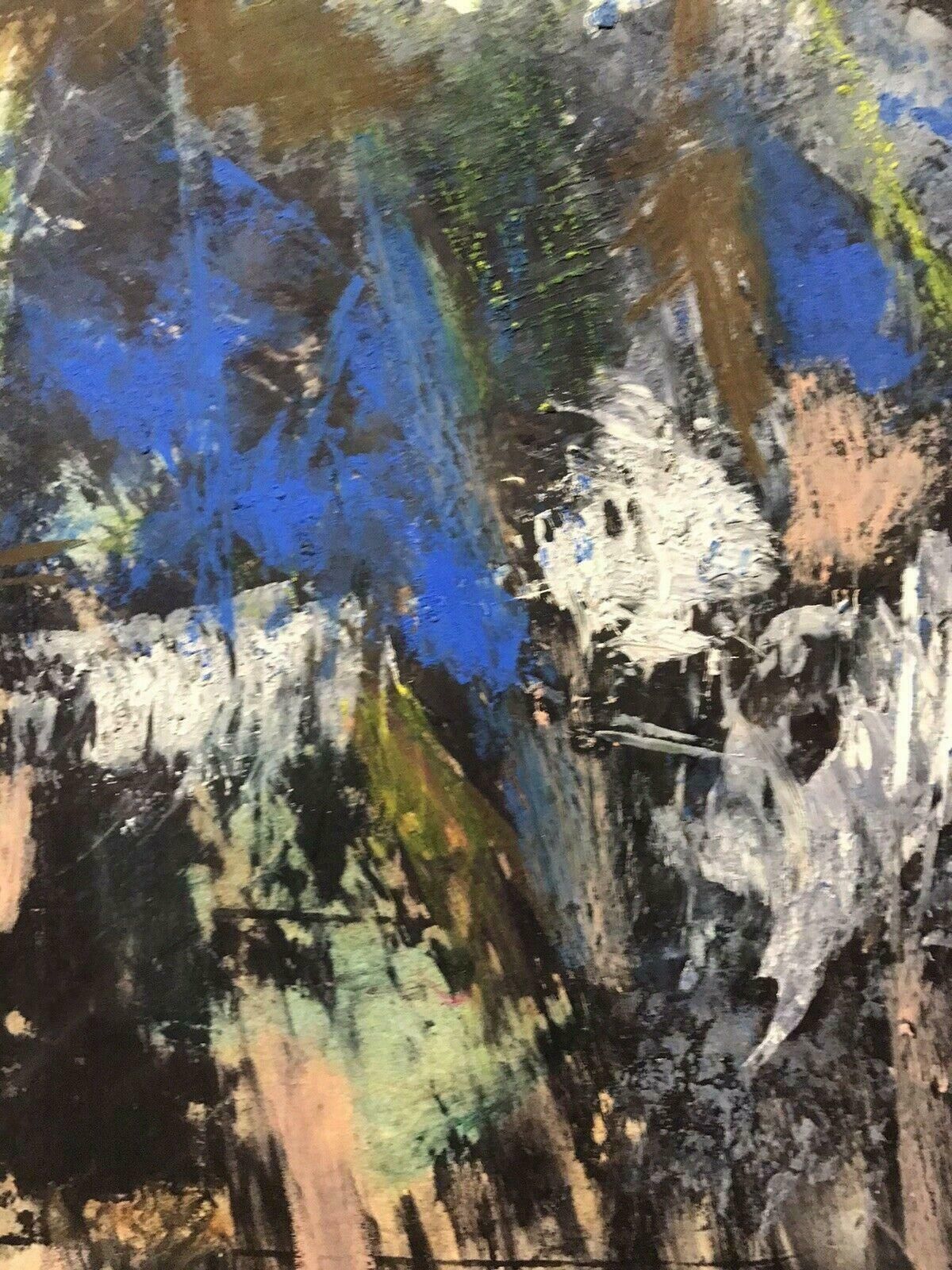 Unknown1980's French Expressionist Oil Painting   Signed & Dated   Amazing Movement20th Century photo 592.0
