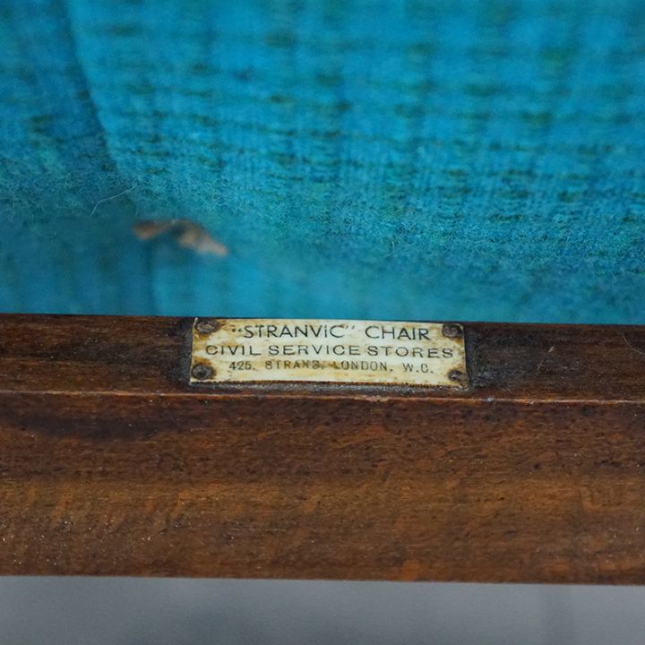 Edwardian Mahogany Steamer Chair photo Furniture