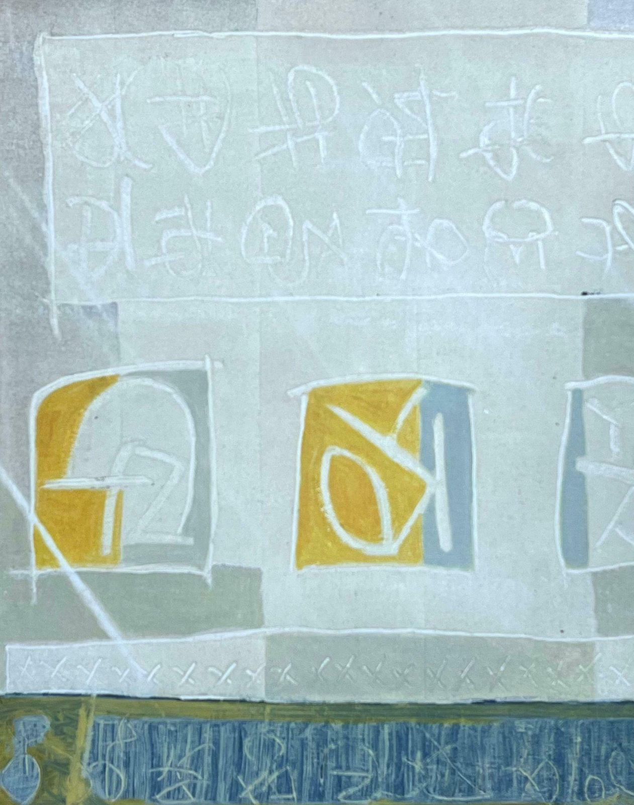 Jacques Coulais (1955 2011)french Expressionist Abstract Originalmid 20th Century photo for sale