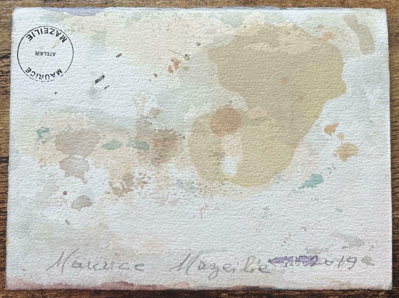 Maurice Mazeiliefrench Impressionist Watercolor Of View Of Notre Dame Overlooking The Seine2019 photo vinterior