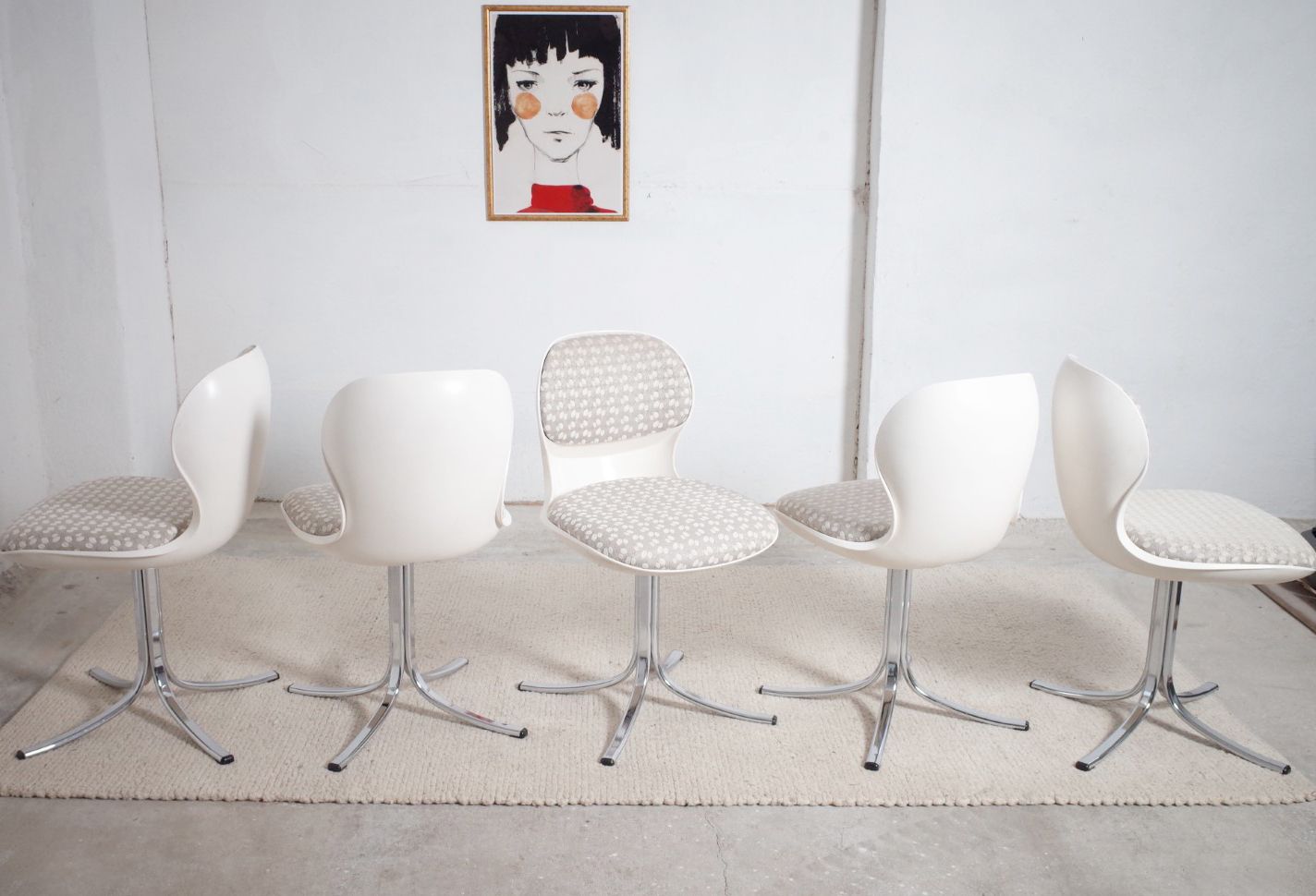 photo furniture Space Age 7105 Chairs By Stoll Giroflex From The 1970s