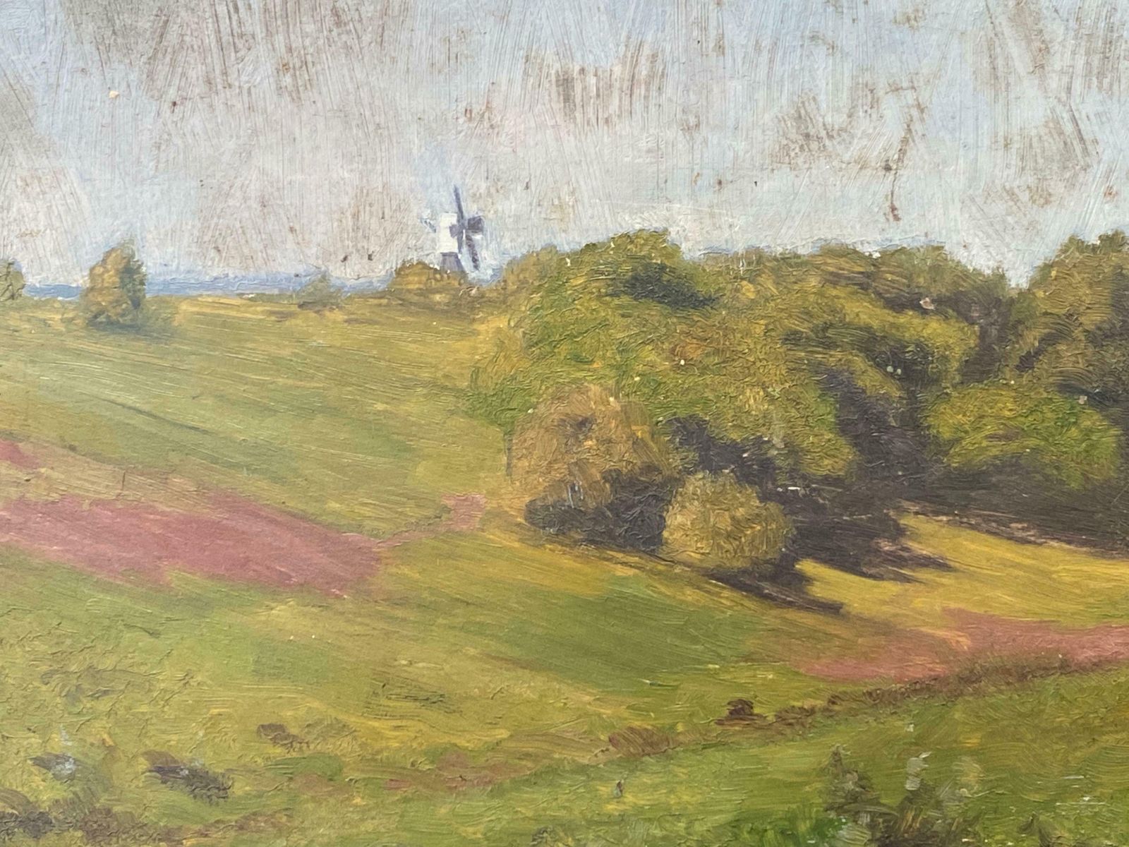 French Impressionist Impressionist Antique Painting Landscape   Through The Valley photo furniture