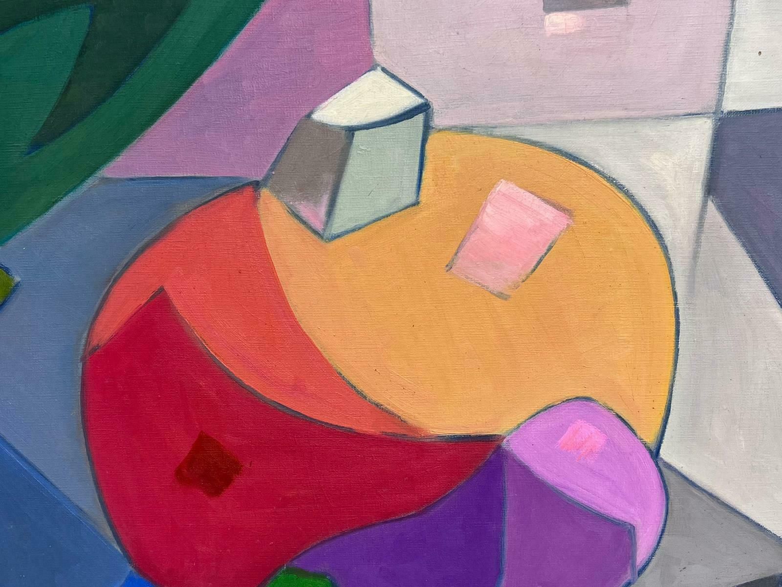 Paul Louis Bolot (French 1918 2003)french 20th Century Cubist Still Life Oil Painting Study Of Vegetables20th Century (1976) photo furniture