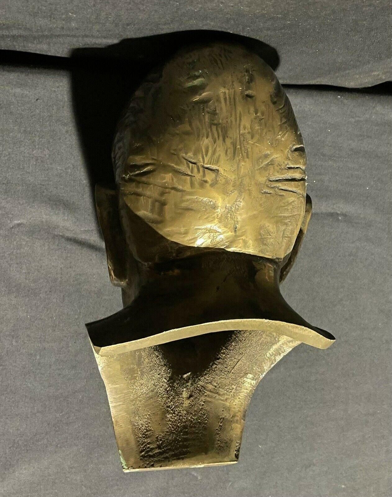 Unknownoriginal Period Bronze Head Sculpture President Richard Nixon C. 1970's photo buy