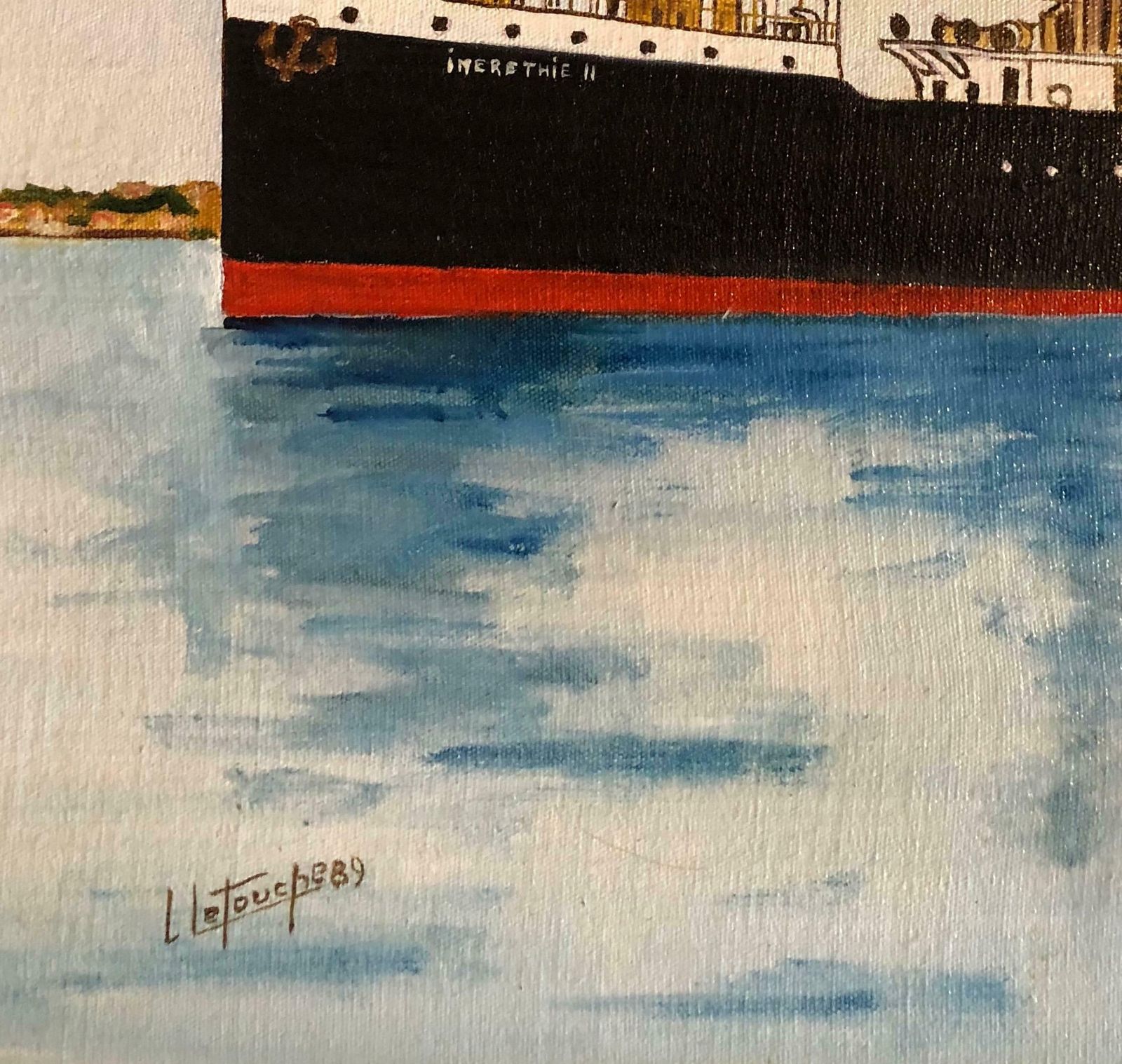 Louis Letoucheimerethie II, Signed Oil Paintingc. 1989 photo for sale
