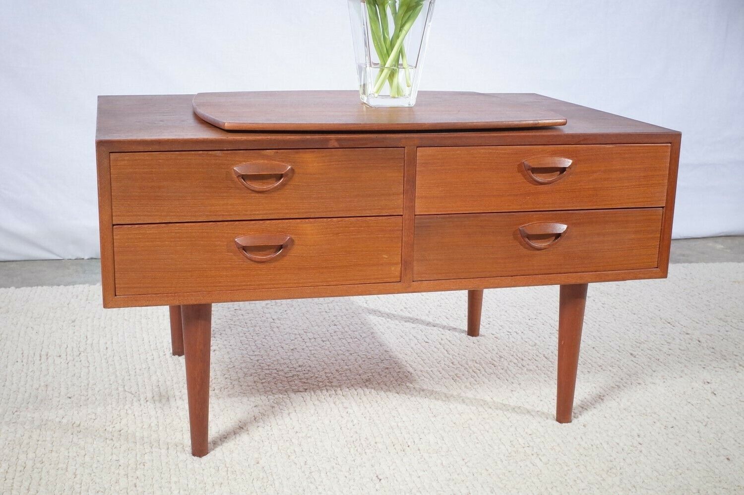 Mid Century Chest Of Drawers By Kai Kristiansen Teak Vintage Mid Century photo Furniture