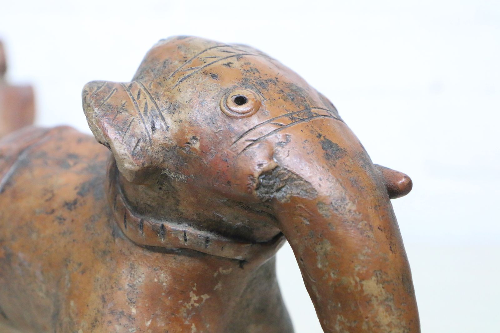 Home Decor 19th Century African Pottery A Collection Of 4 Hand Made Ceremonial Animal Figures photo