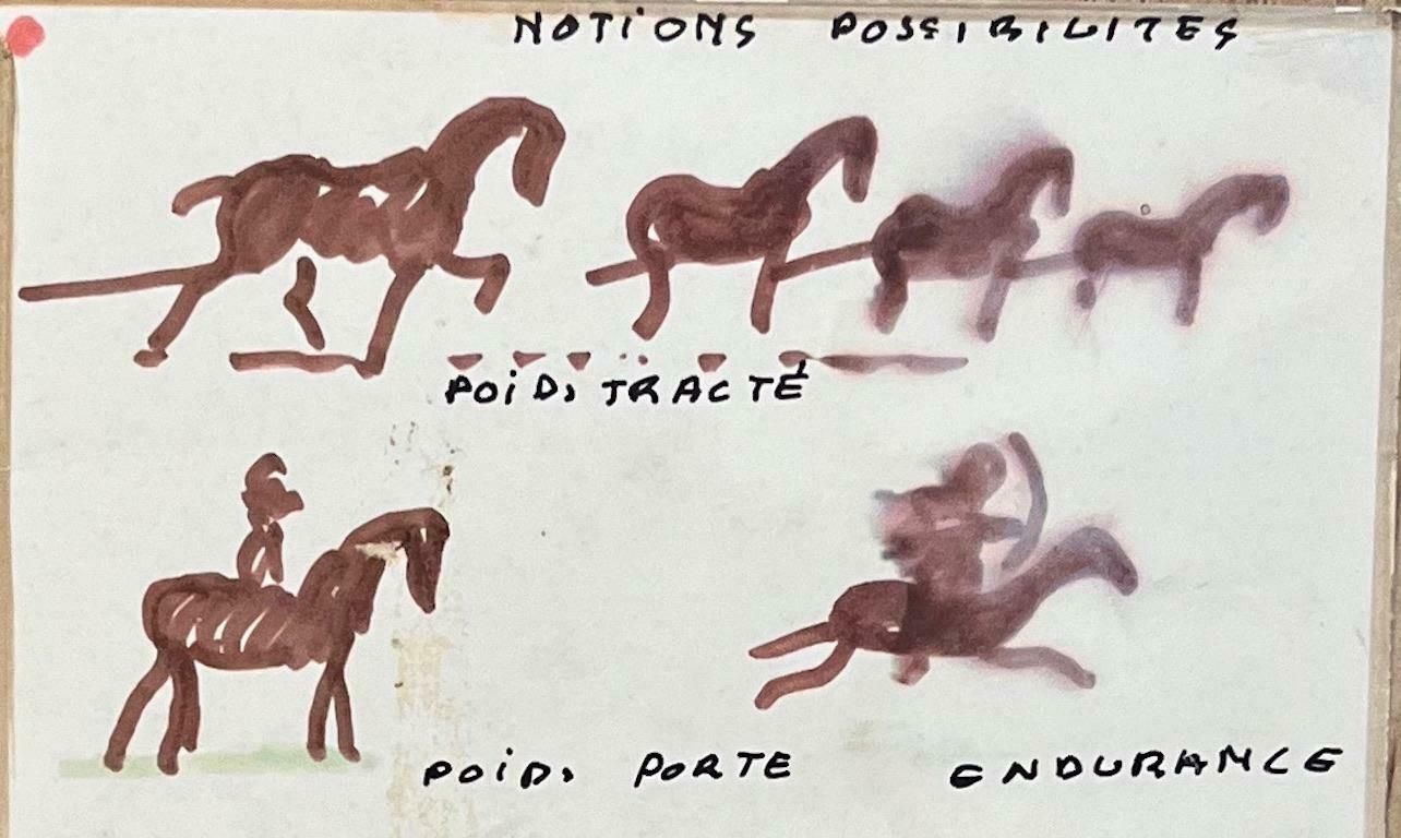 Robert Ladou"Notions Possibilités" Study Of Horse Gaits And Motion By Robert Ladou20th Century photo for sale