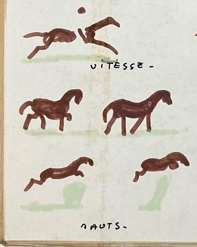 Robert Ladou"Notions Possibilités" Study Of Horse Gaits And Motion By Robert Ladou20th Century photo Art