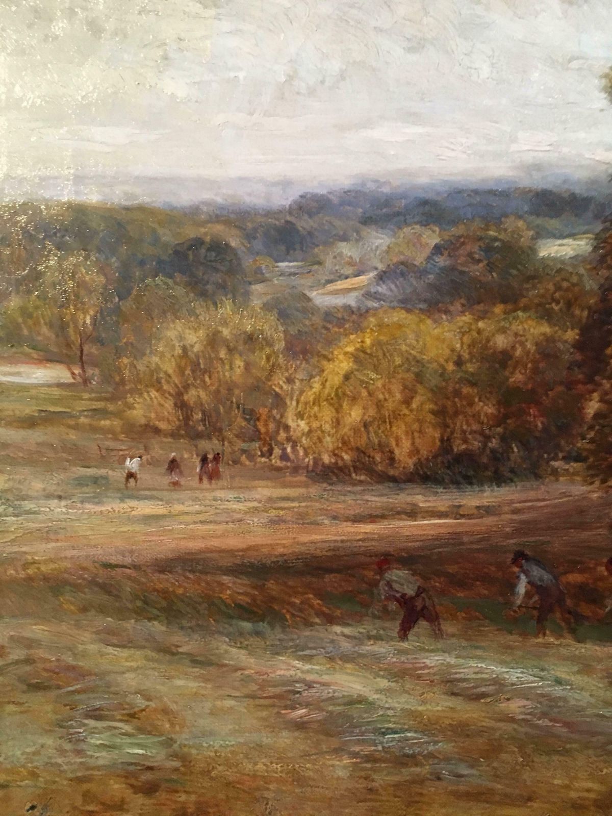 Unknownthe Harvest, Victorian Oil Painting 1880's photo Art
