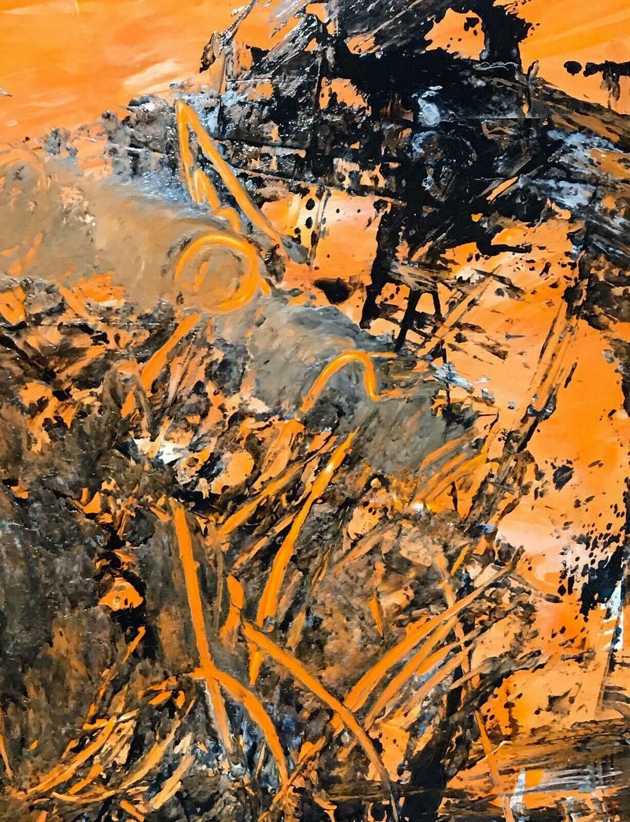 Unknown1980's French Abstract Oil Painting   Signed   Amazing Shapes & Colours20th Century photo buy