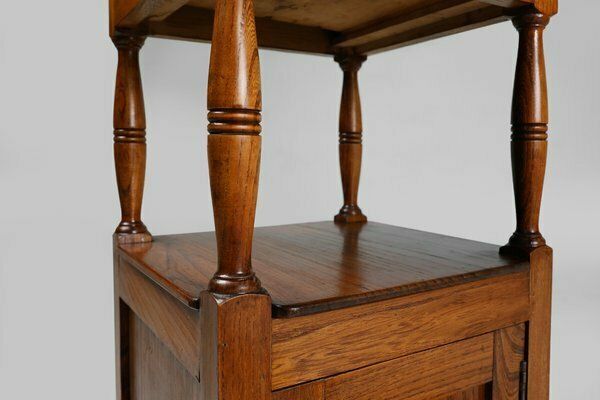 Art Deco French Night Stand With Blue Stone Top, 1920s photo 694.0
