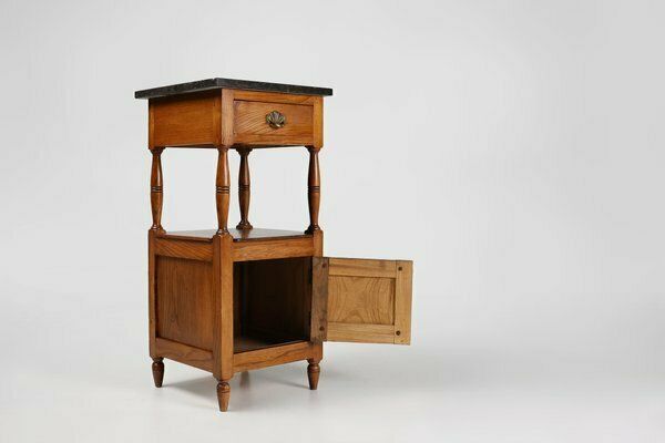 Art Deco French Night Stand With Blue Stone Top, 1920s photo buy