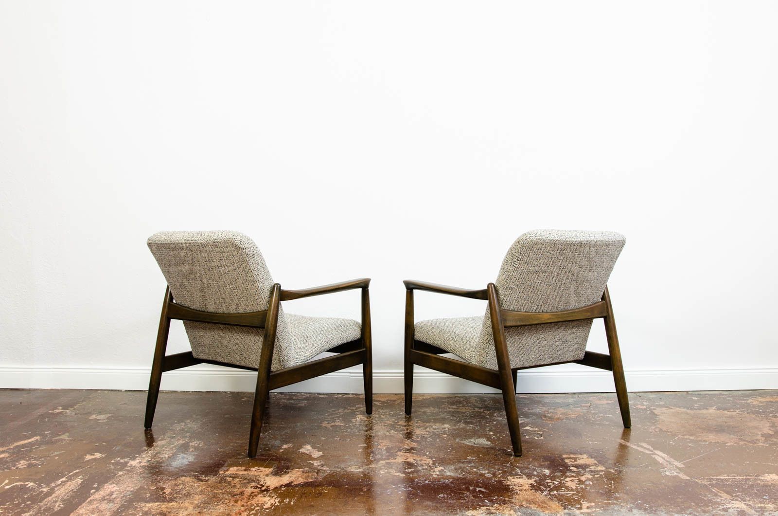 Pair Of Gfm 64 Armchairs By Edmund Homa 1960's photo furniture