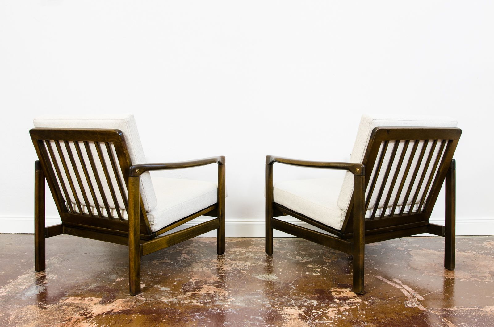 Pair Of B 7522 Armchairs By Zenon Bączyk 1960s photo for sale