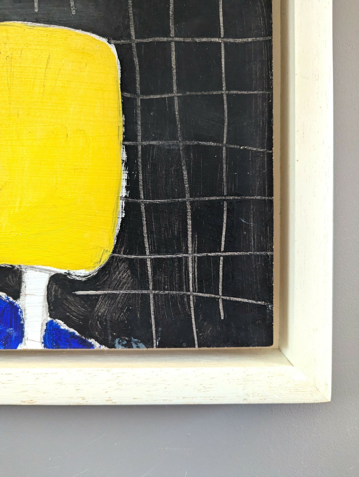 photo vinterior Oil Painting White, Yellow, Blue, Black