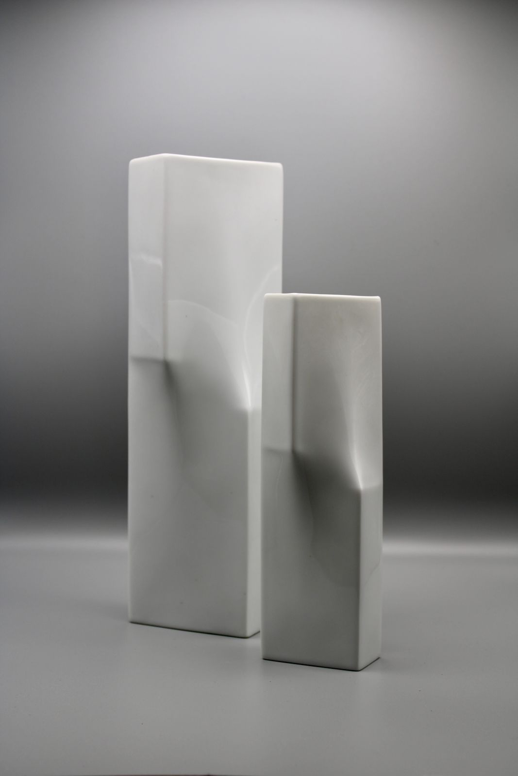 Pair Of Rare Rosenthal Vases By Jeroen Bechtold