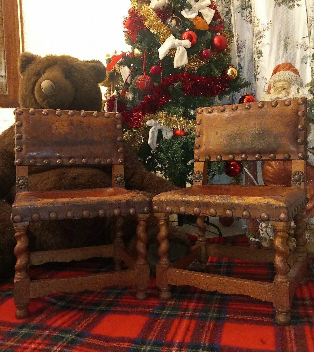Pair Of Louis XIII Style Children's Chairs