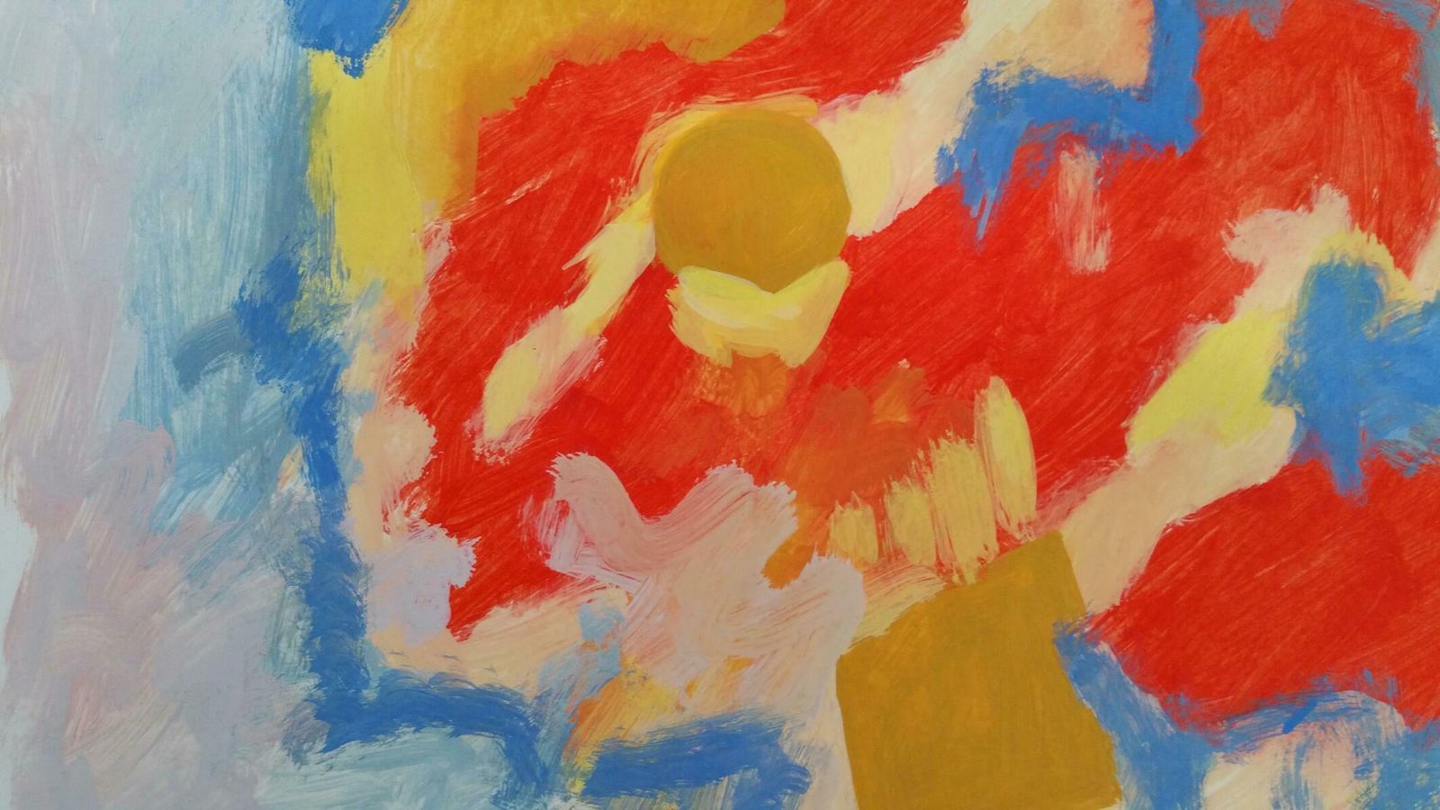 Louis Bellon Provence Abstract Mid 20th Century Painting C. 1950s photo vinterior