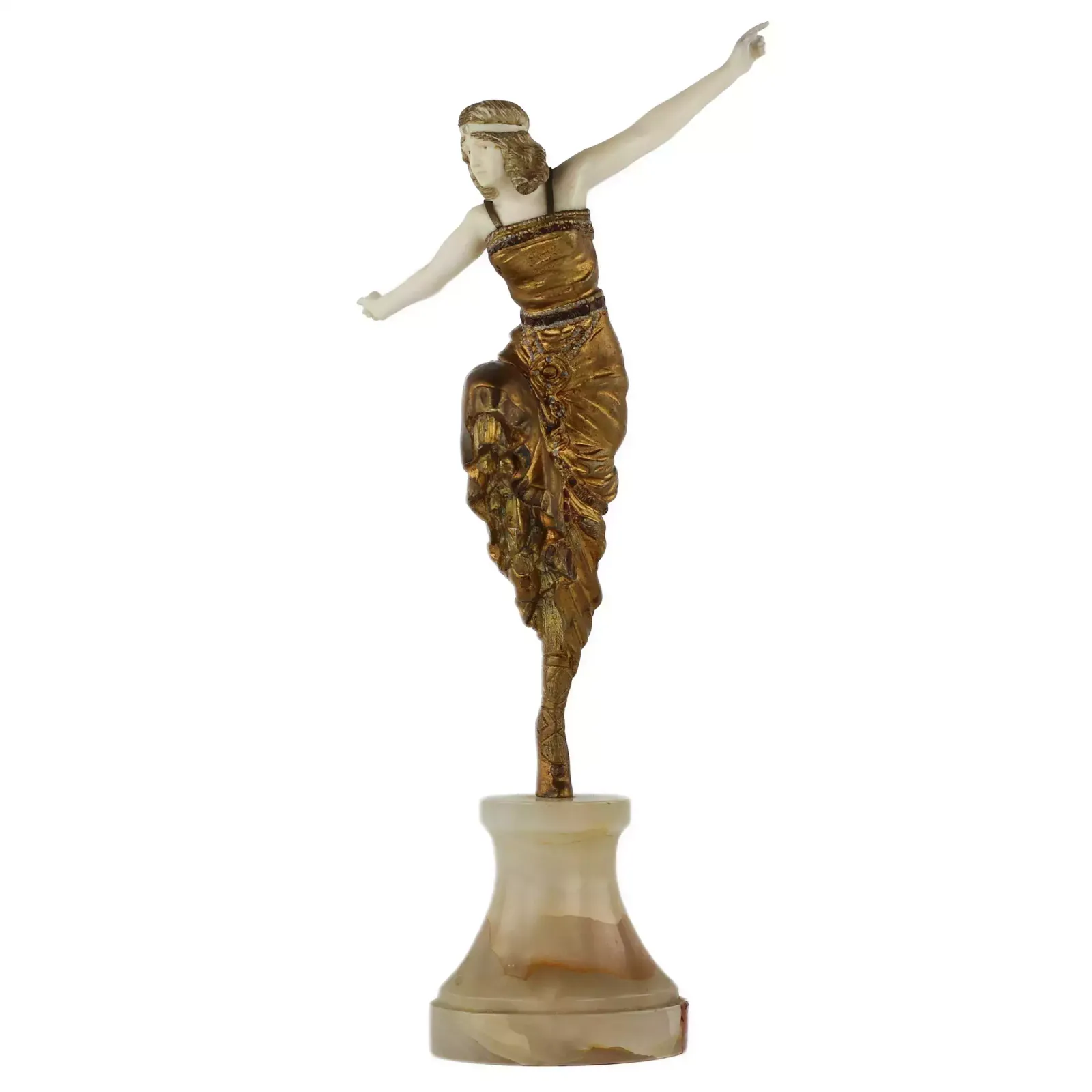 Bronze Figure Of A Russian Dancer. Paul Philippe 1920 photo 5880.0