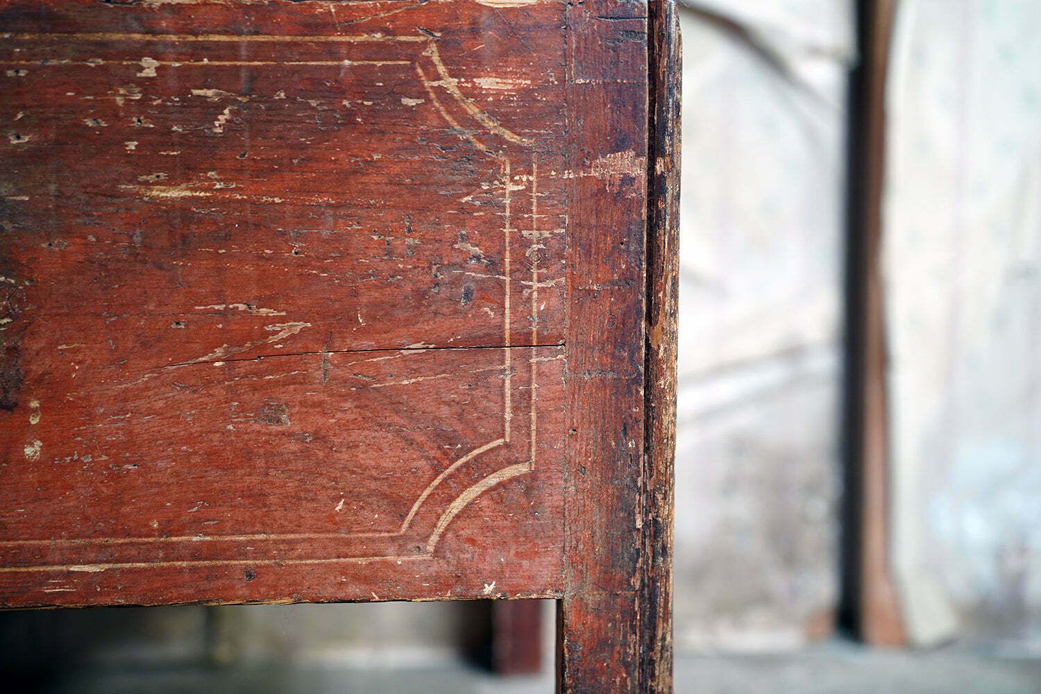 1200.0 A George III Painted Pine Bedside Commode C.1780 photo