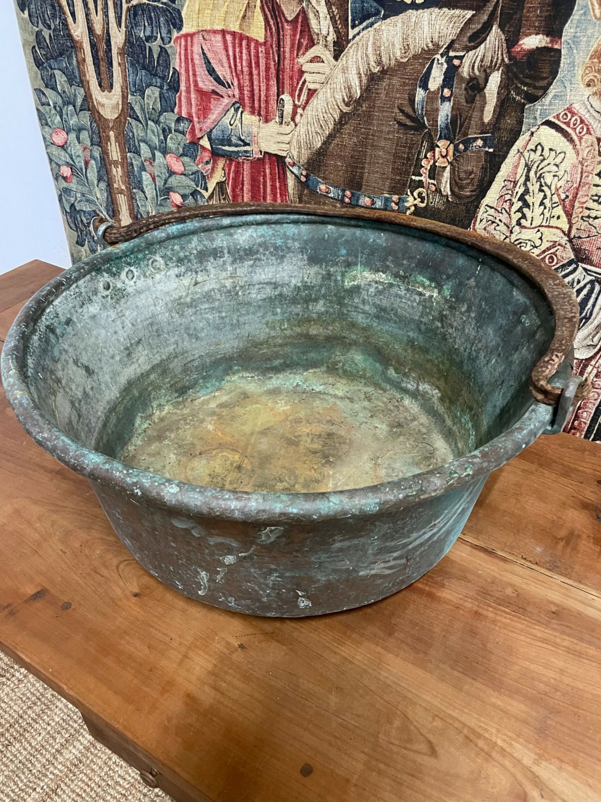 19th Century Copper Log Bin / Garden Planter photo vinterior