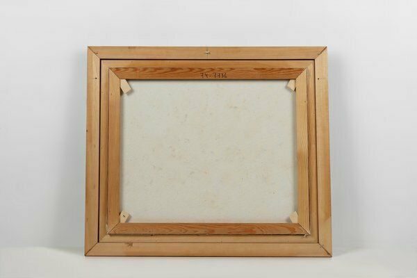 photo for sale Edmond Sanders, Vase With Flowers, 1950s, Oil On Canvas, Framed