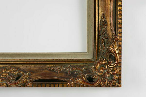 Gilded Wooden Painting Frame, Belgium, 1960s photo for sale