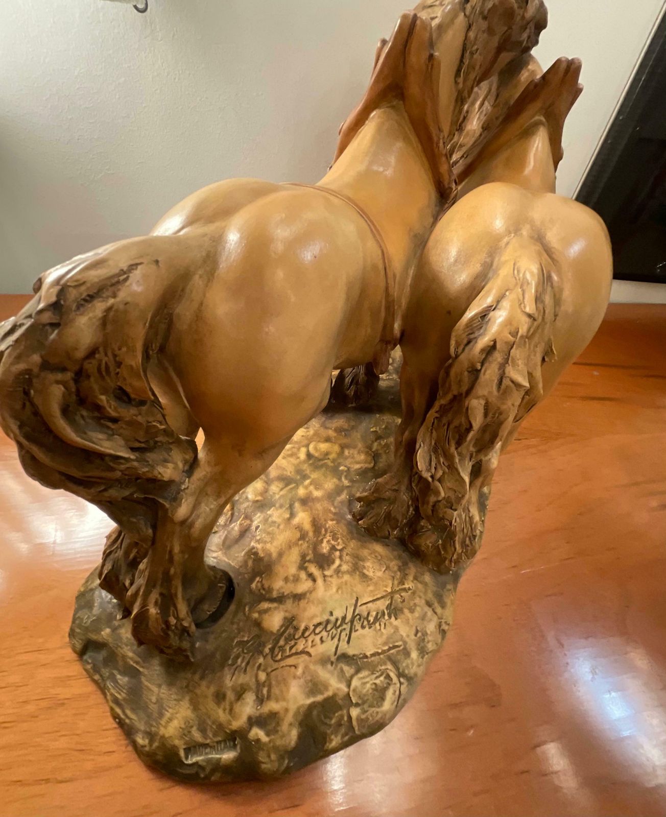 photo furniture Guido Cacciapuoti   Horses   Art Stoneware   Made In Italy  1940s