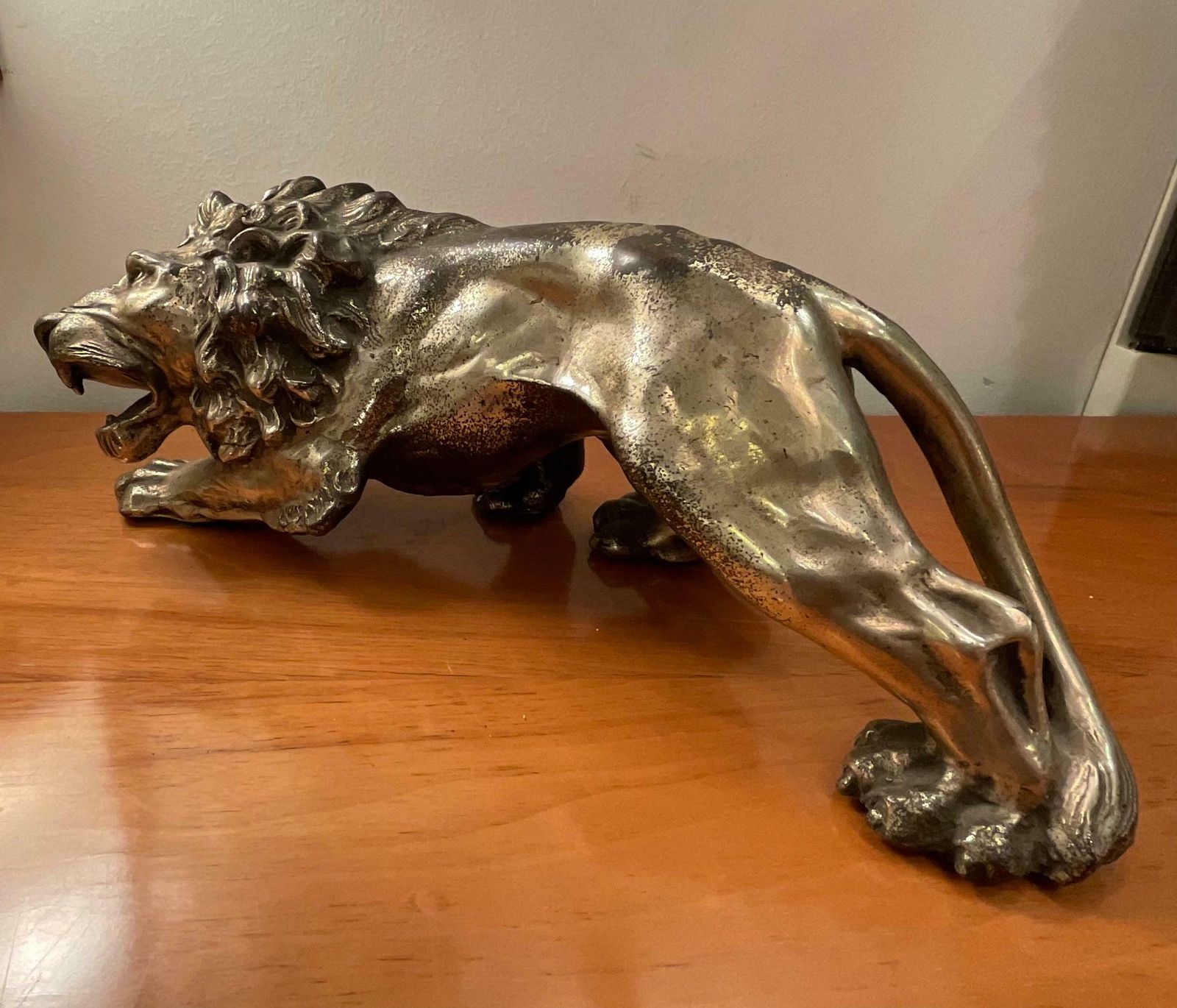 Mario Cacciapuoti   Silver Plated Copper Plated Stoneware   Made In Italy .1930 photo vinterior