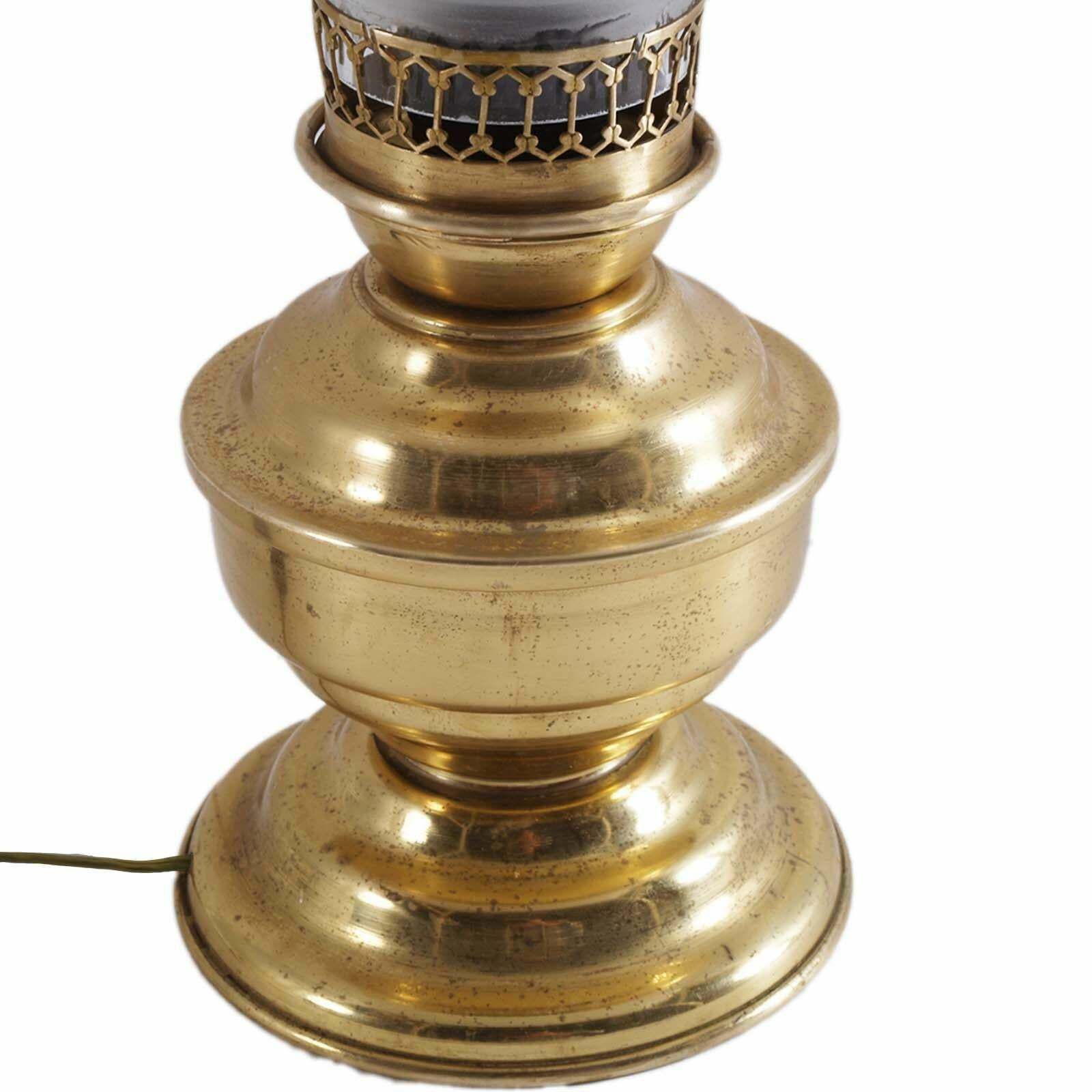 Art Nouveau Table Lamp In Gilded Brass Lampshade Murano Glass Handle Engraved photo furniture