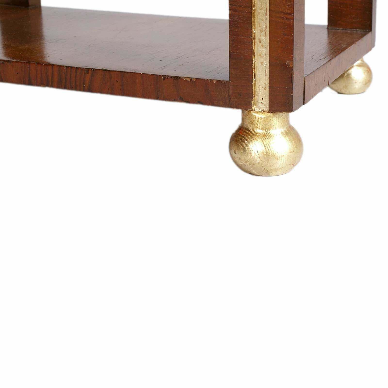 Nightsand Console By Atlier Di Varedo Osvaldo Borsani Attributable, Walnut Burl photo 4954.0