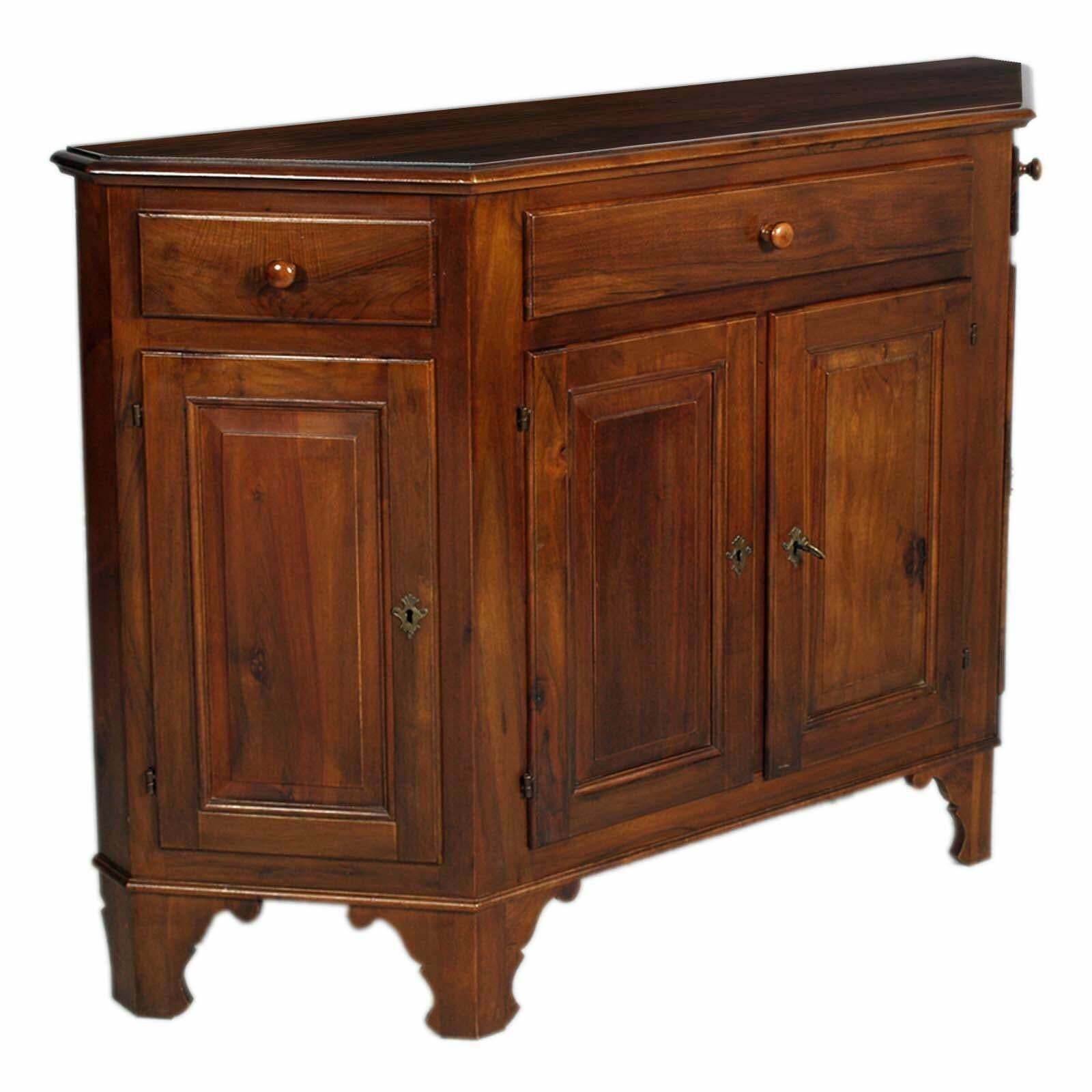 Neoclassical Tuscany Sideboard Italian Walnut 3 Drawers And 4 Doors, Early 1900 photo furniture