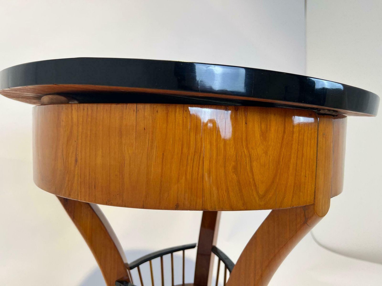 photo buy Biedermeier Sewing Table, Cherry Wood, South Germany Circa 1820
