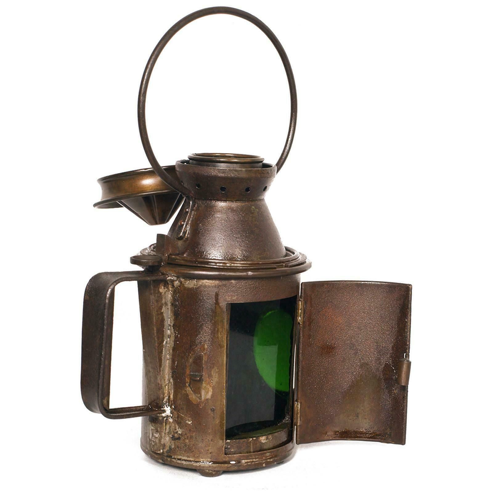 Italian Railway Manual Oil Lamp, 1920s Table Oil Lamp photo 2736.0