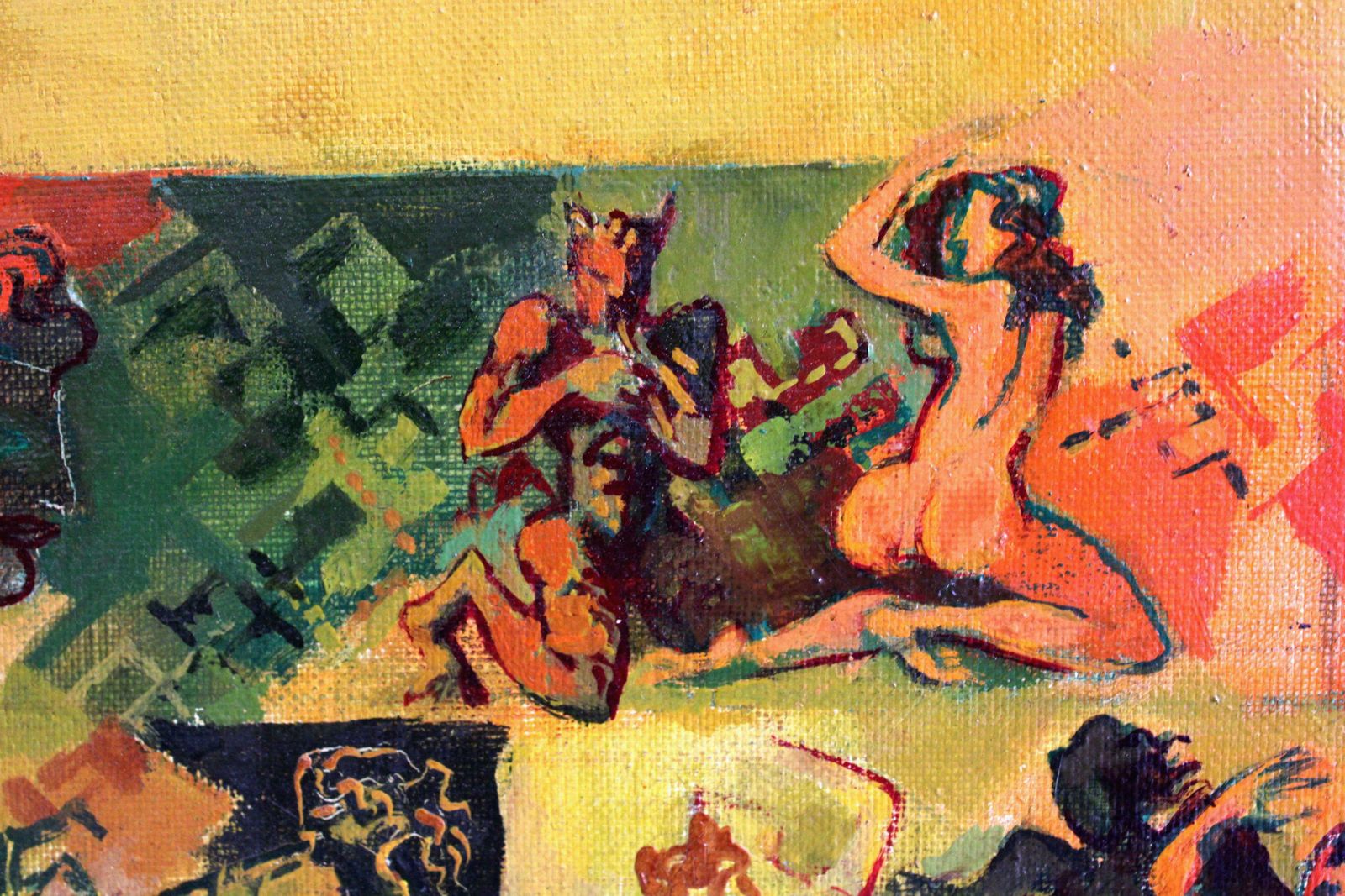 Ivars Muizulisicarus. 1981. Oil On Canvas, 100x150 Cm1981 photo vinterior