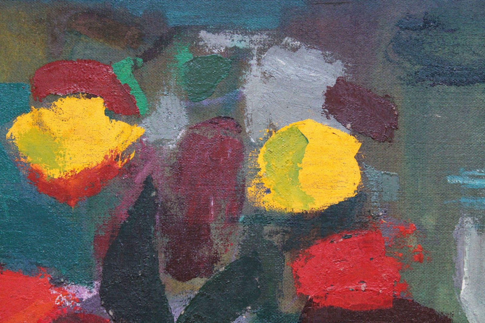 Aleksandr Rodin (1922 2001)composition With Flowers #3. Oil On Panel, 85 X 74.5 Cm photo 1448.0