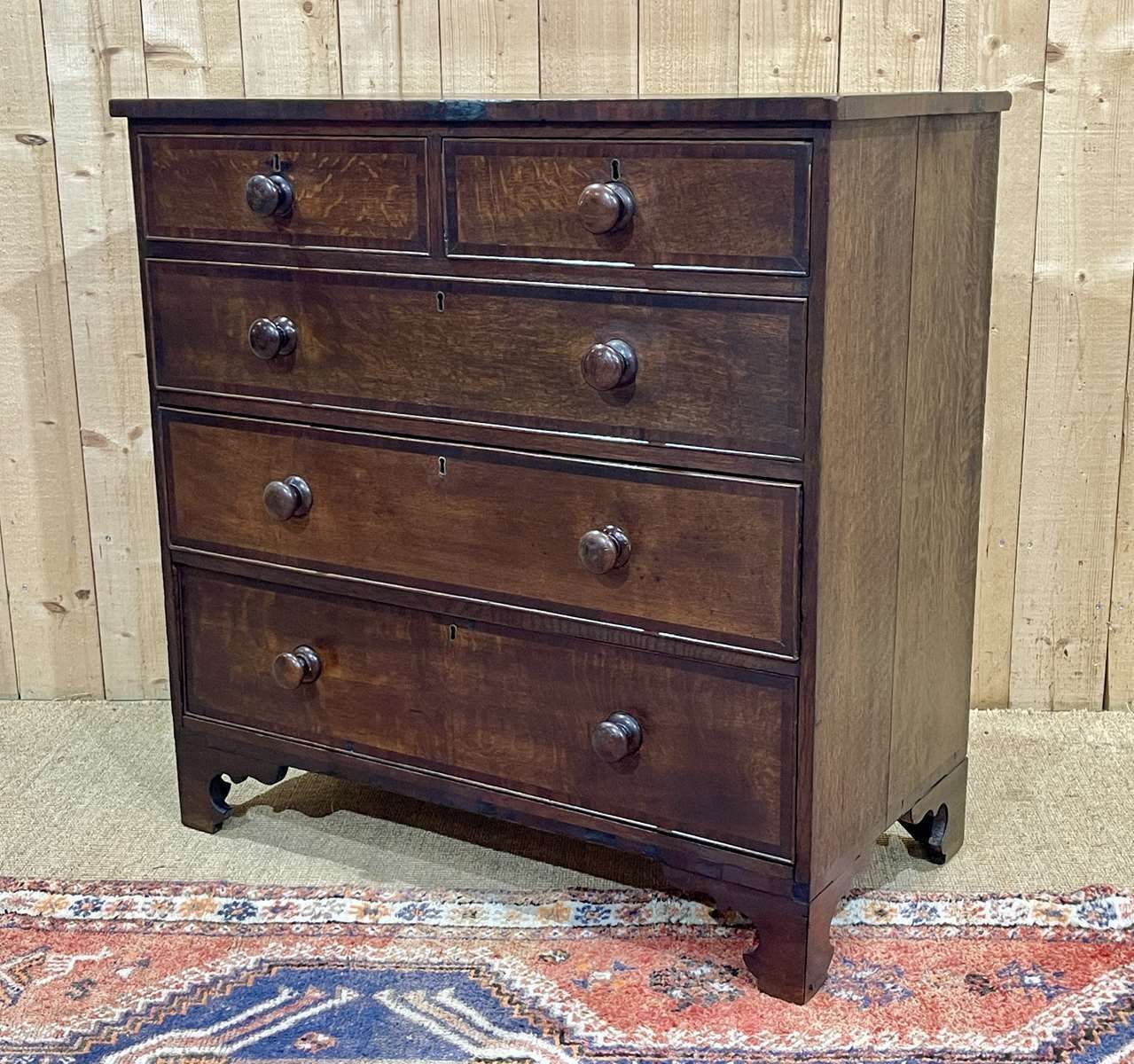 19th Century English Chest Of Drawers In Oak photo furniture