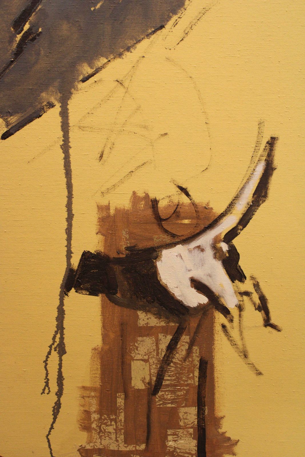 Victor Karnauh In The Lightness Of Gold. Oil On Canvas, 150 X 180 Cm photo Art