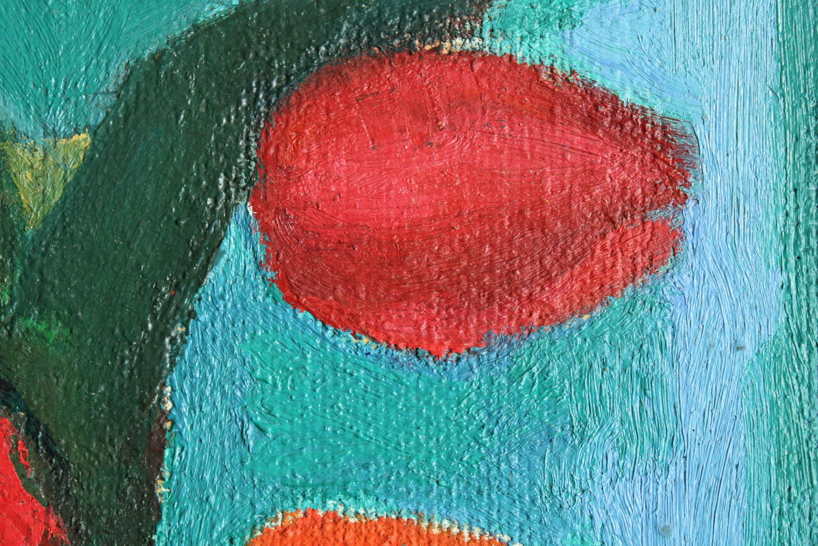 Aleksandr Rodin (1922 2001)tulips In A Vase. Oil On Cardboard, 45 X 30 Cm photo vinterior