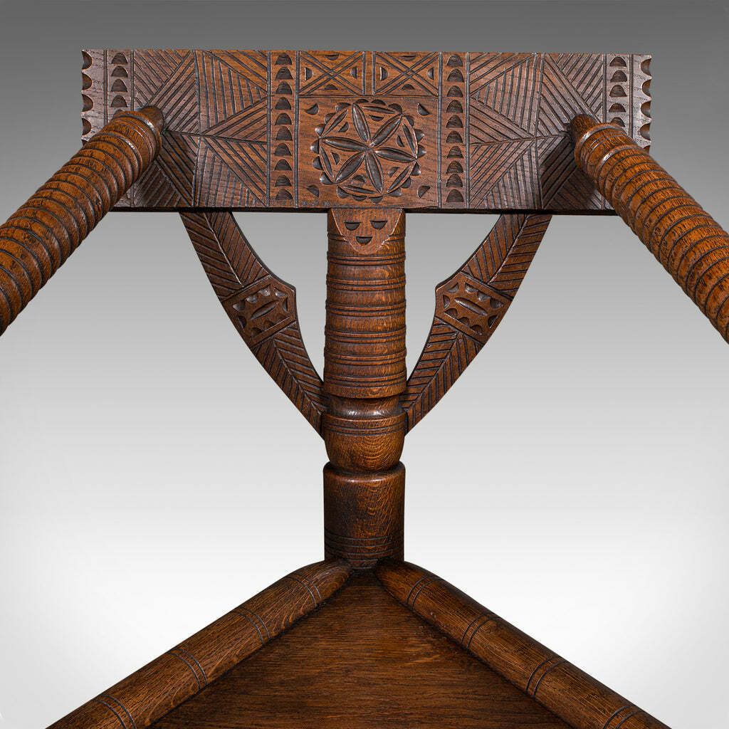 photo furniture Antique Turner's Chair, English, Beech, Oak, Elbow Seat, Old Saxon, Victorian