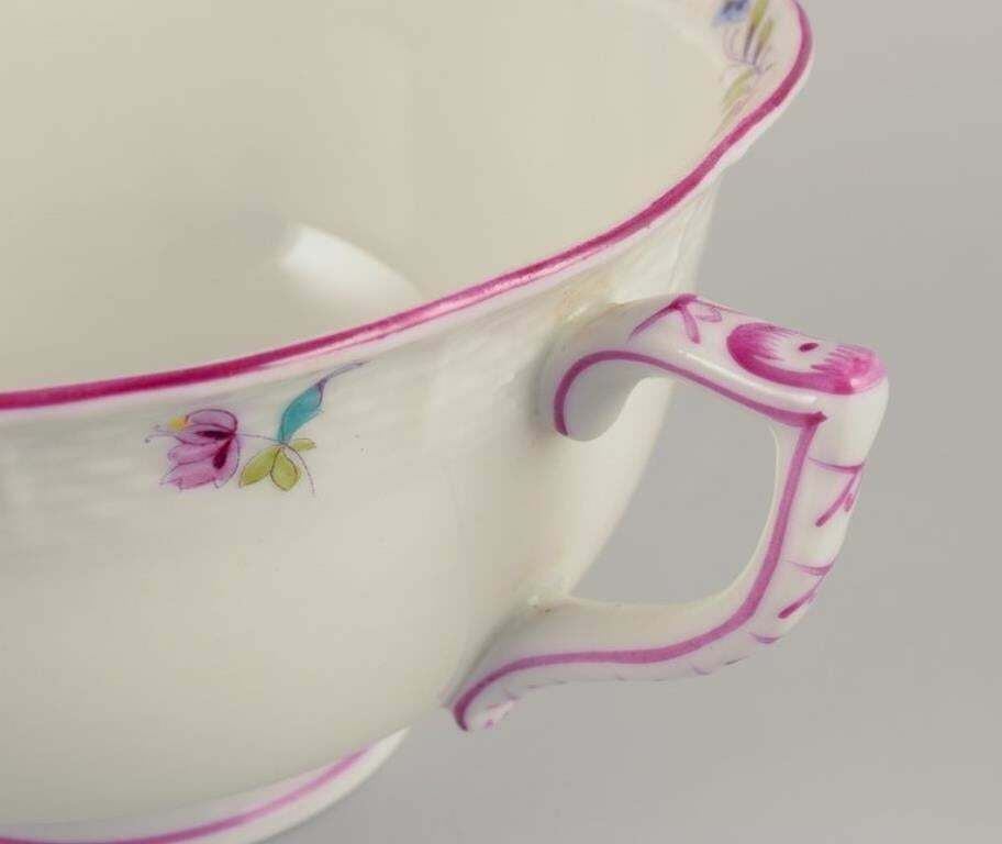 Herend, Four Pairs Of Large Porcelain Teacups. photo buy