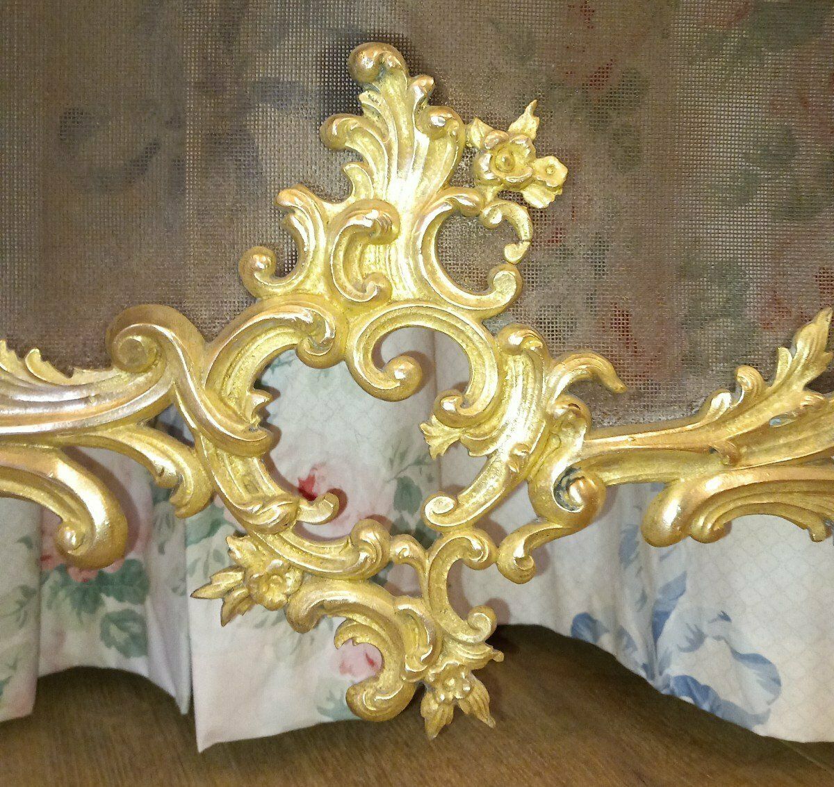 Louis XV Style Fire Screen, 1800s photo for sale