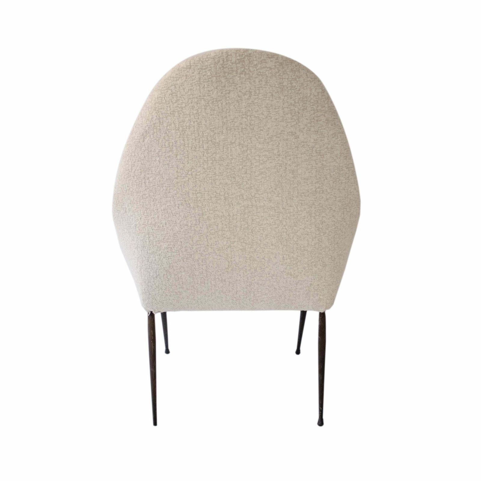 Armless Armchair Upholstered In Chenille. Italy, 1950. photo Furniture