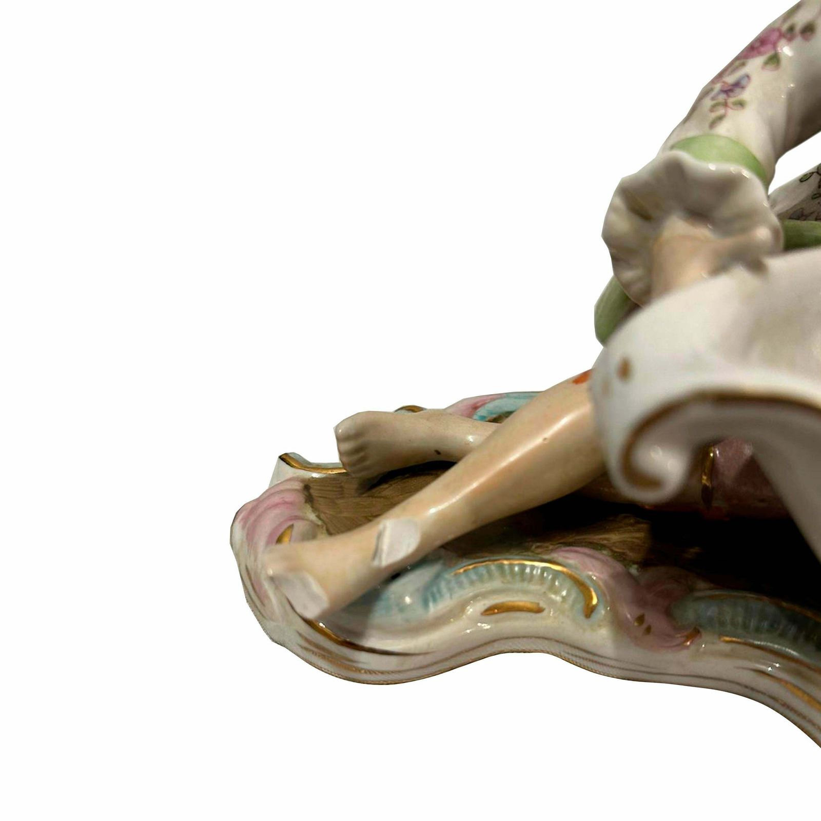 Rococo Porcelain Centerpiece By Maissen. Germany, 19th Century photo vinterior