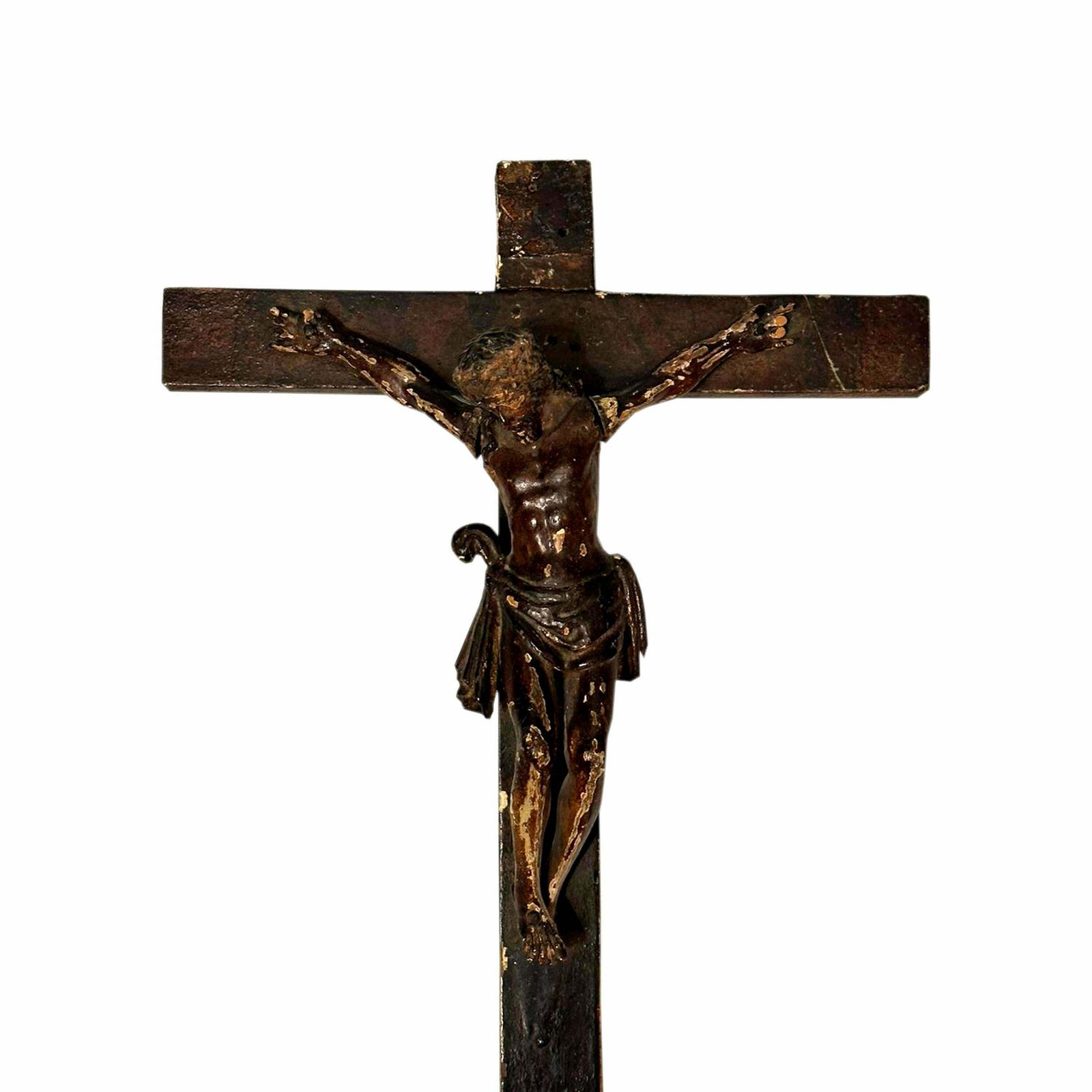 Hand Crafted Boxwood Calvary Sculpture. Spain, 17th Century. photo 672.0
