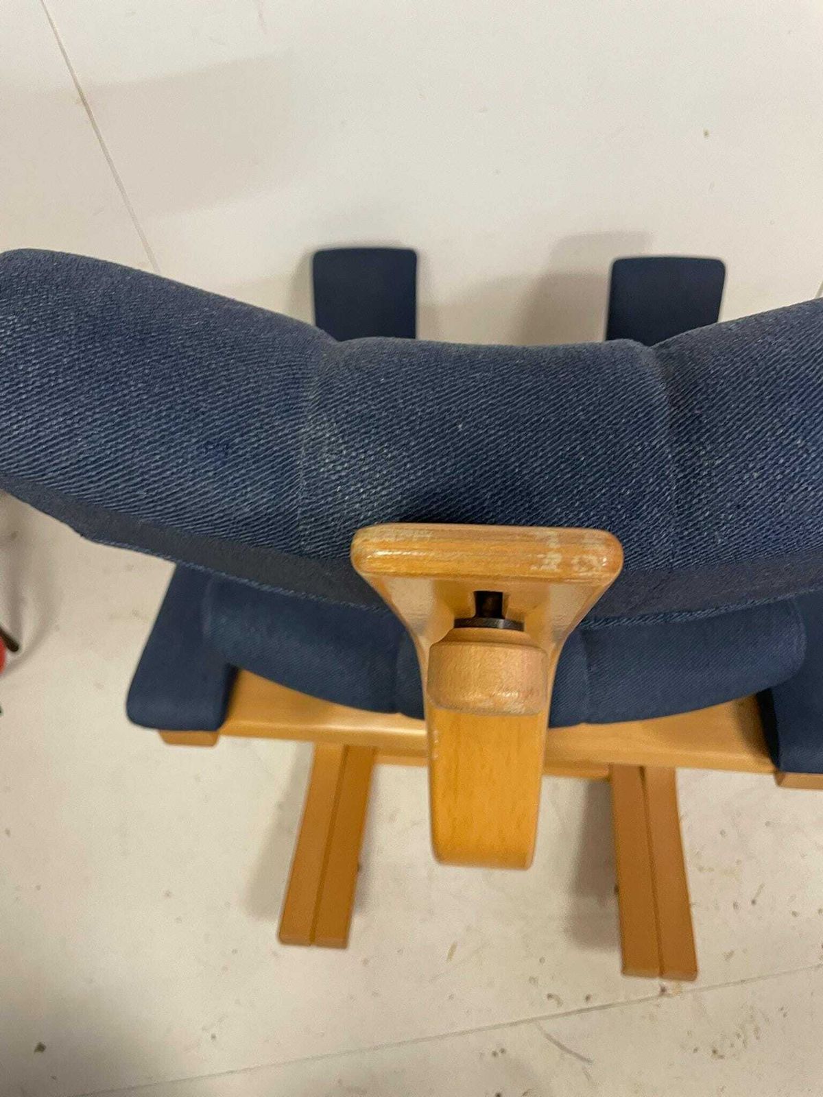 photo for sale Stokke Duo 80s 90s Ergonomic Kneeling Office Lounge Chair Blue By Peter Opsvik