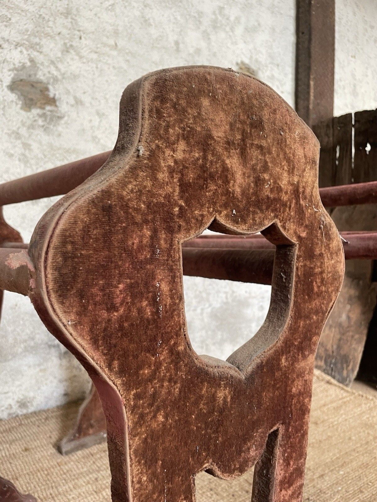 Antique 19th C. French Saddle Rack. Freestanding Large Towel Clothes Rail . photo buy