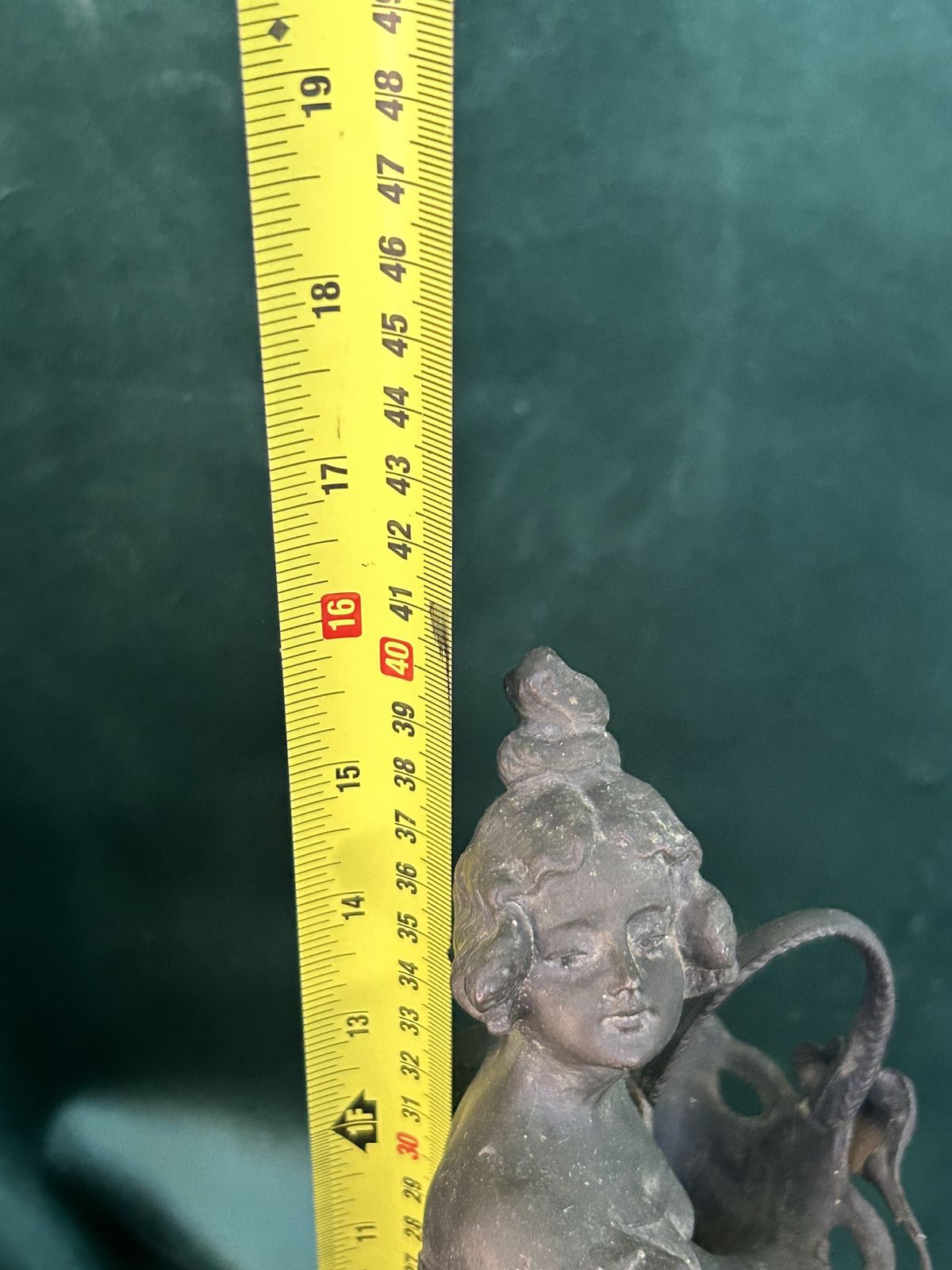 Antique Spelter Figures Of Lady And Gentlemen photo vinterior