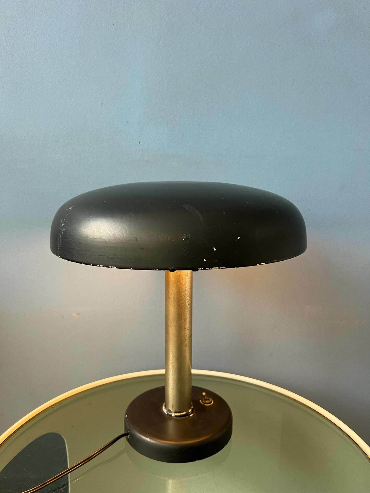 Zwarte Bauhaus Bureaulamp Uit De Jaren 1930 photo Verlichting
